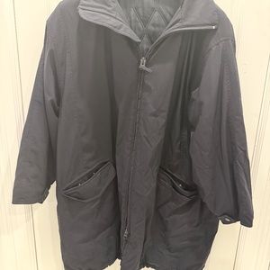 Armani Collezioni Black Raincoat